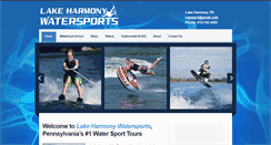 Desktop Screenshot of lakeharmonywatersports.com